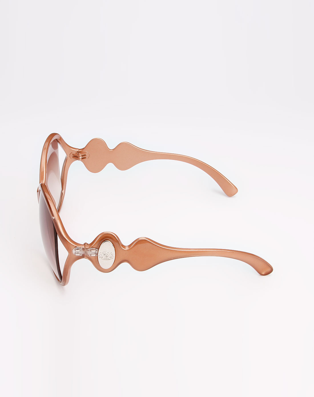 圣马可s.marco眼镜专场女款土黄色复古太阳眼镜