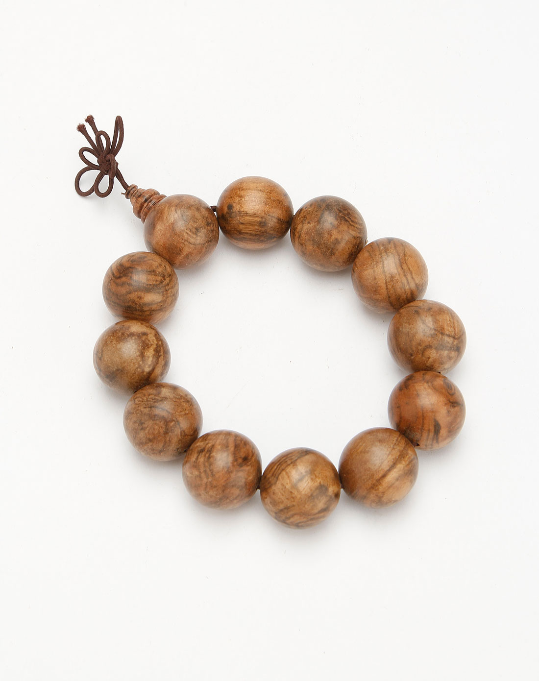 聚木缘饰品专场黄啡色花梨影子木手链