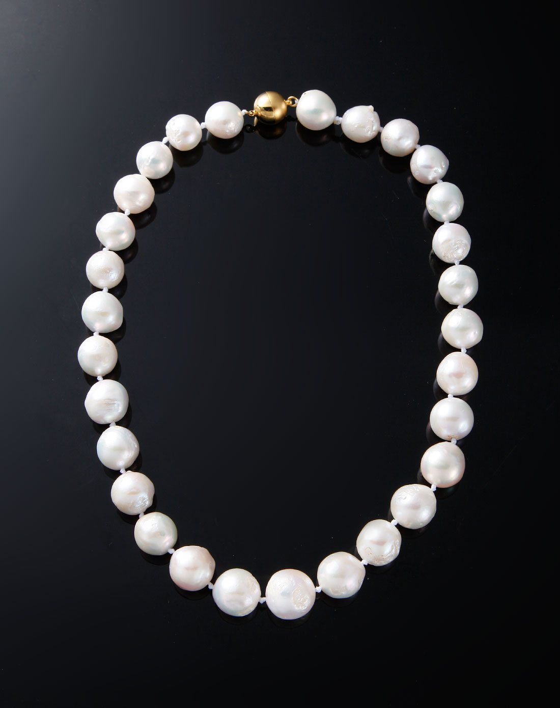 regalgem珍珠专场女款米白色优雅珍珠项链