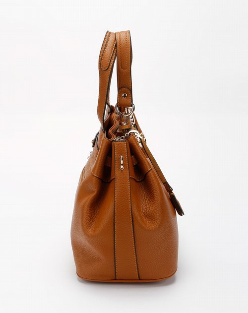 西村名物nishimurameibutsu女包专场棕色压纹休闲手袋