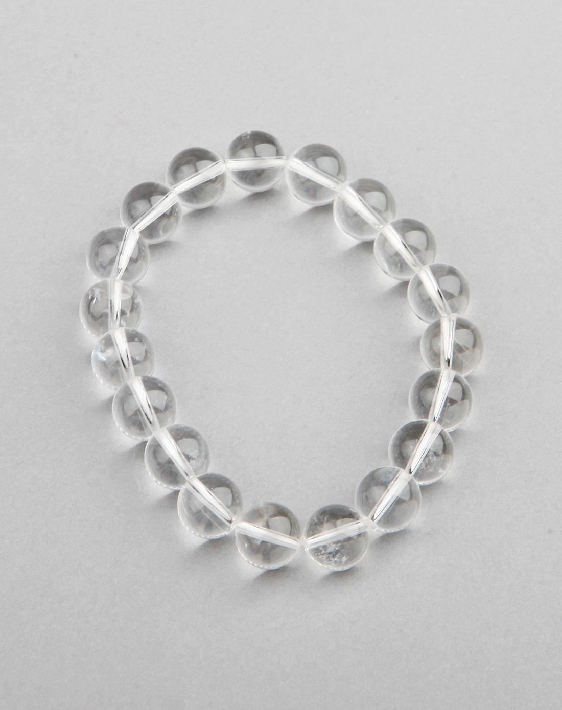 饰品库存专场瑞切尔 透明白色天然白水晶手链