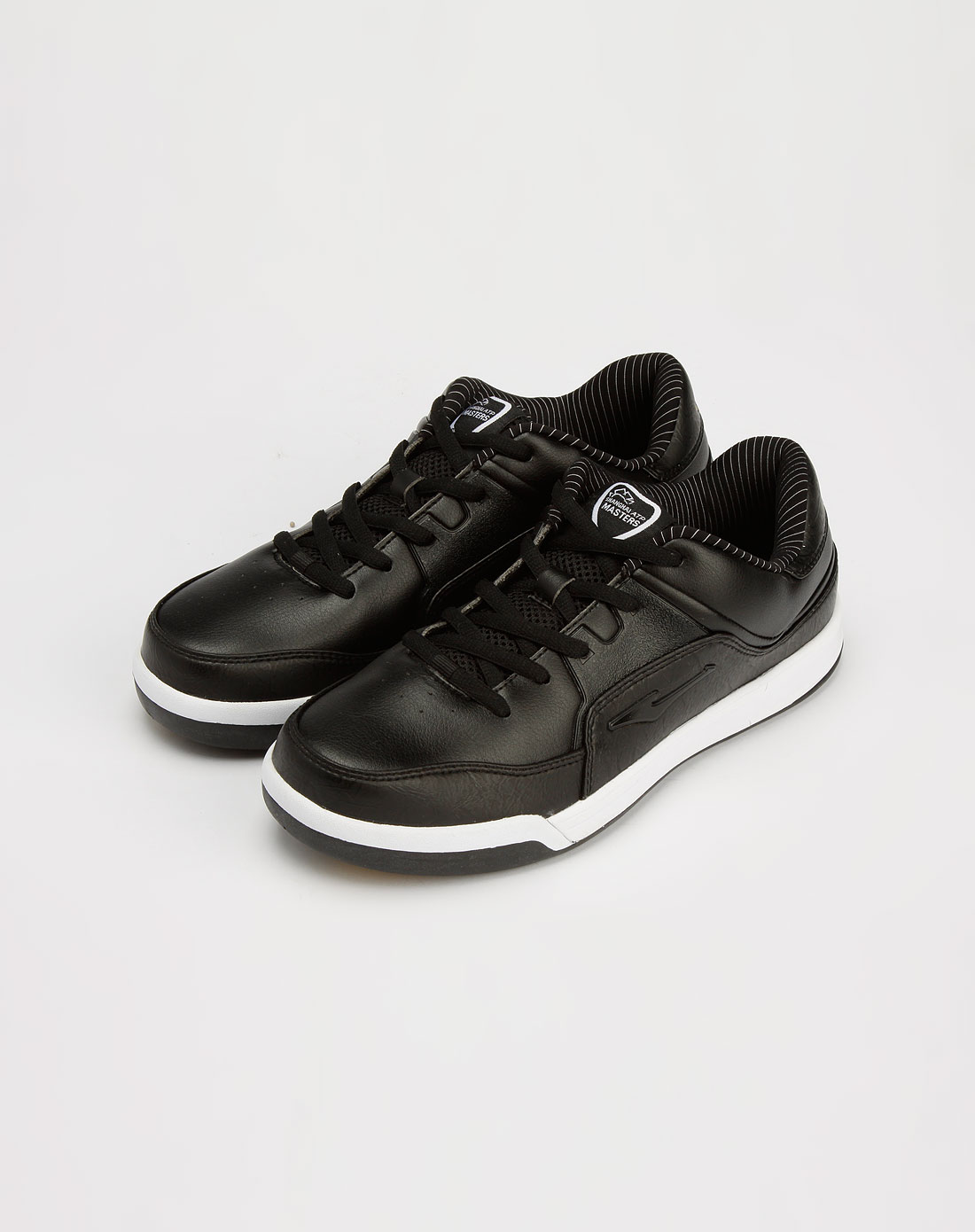 鸿星尔克erke男款黑色个性休闲鞋