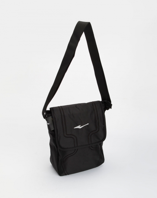 运动库存专场-男士鸿星尔克 中性黑色简约斜挎包