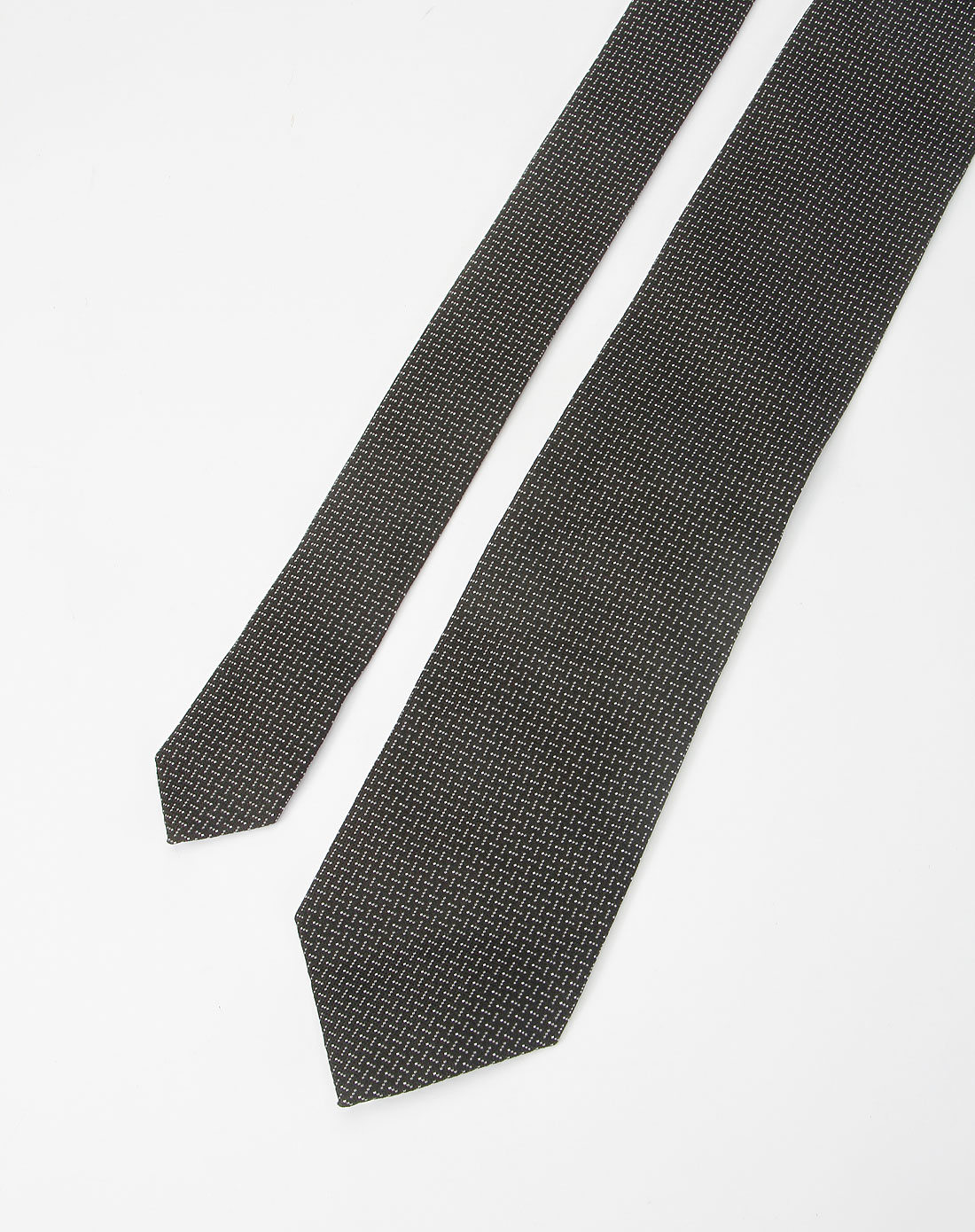 黑色时尚暗纹领带