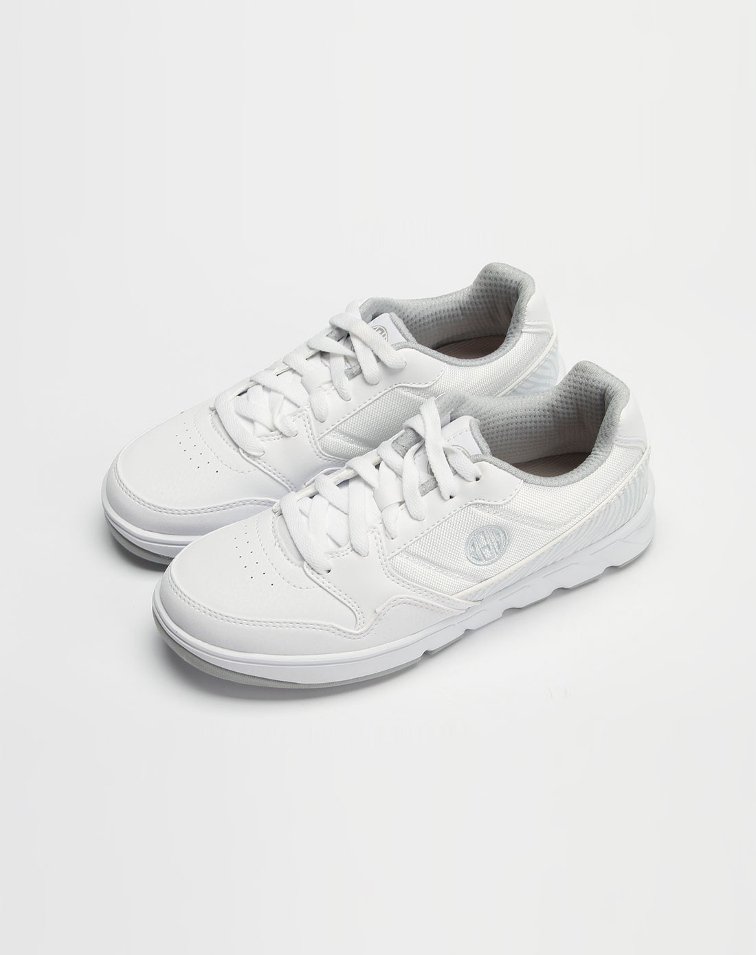 361°女装专场女款白色时尚绑绳休闲鞋1