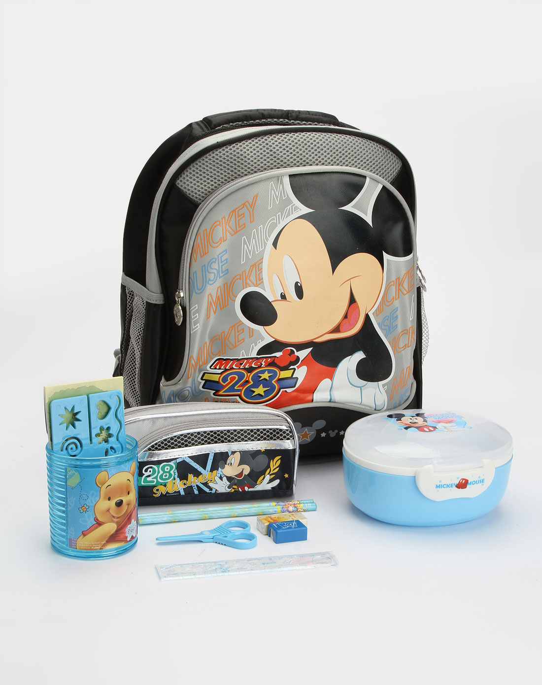 迪士尼disney文具专场-男童蓝色书包礼盒