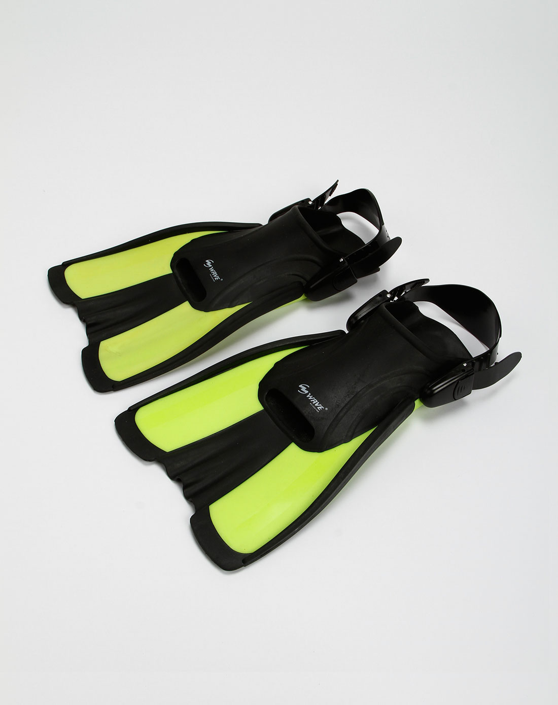 海浪wave运动专场成人黄色时尚游泳蛙鞋