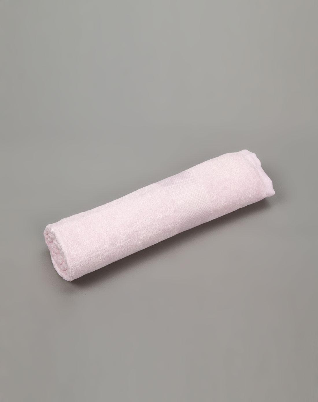 竹印象家居粉紫色竹纤维缎档浴巾