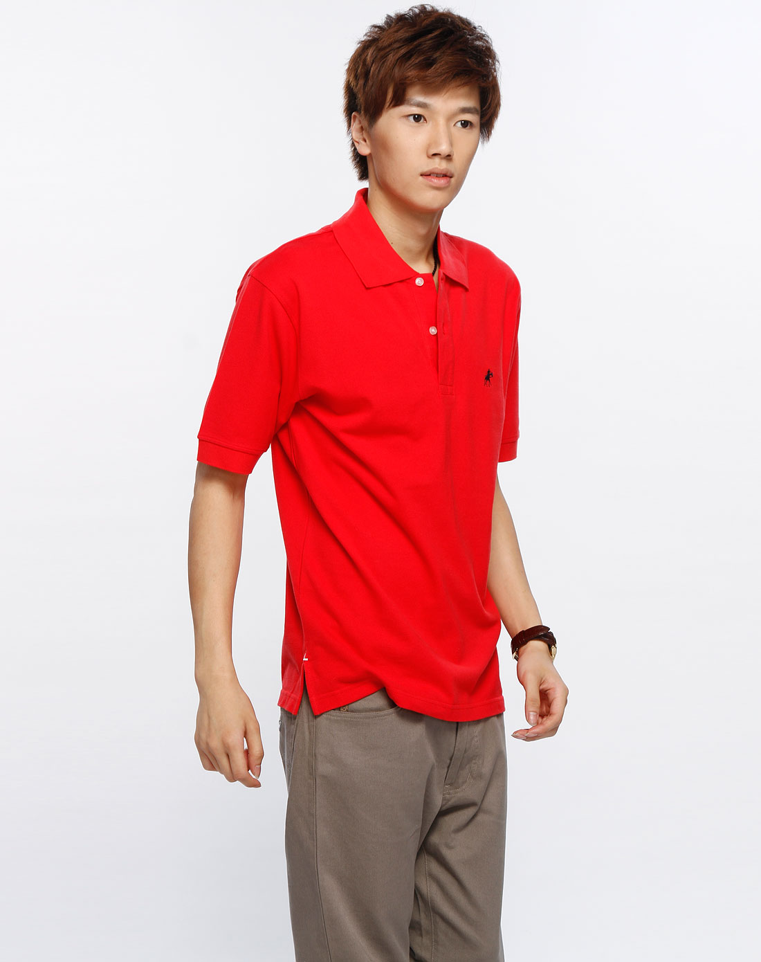 u.s. polo assn大红色短袖t恤衫2