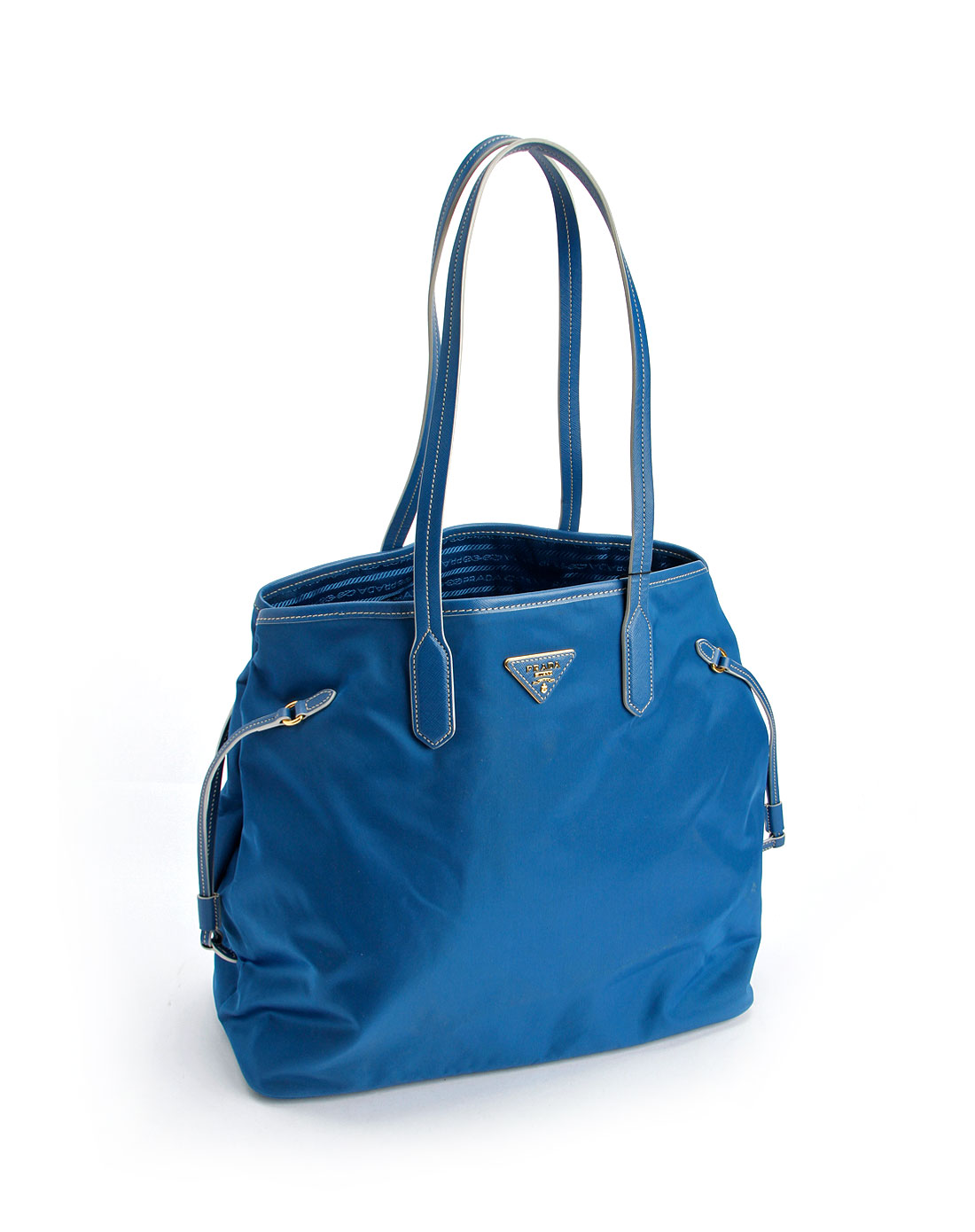 名品包包prada 女款蓝色休闲手提包