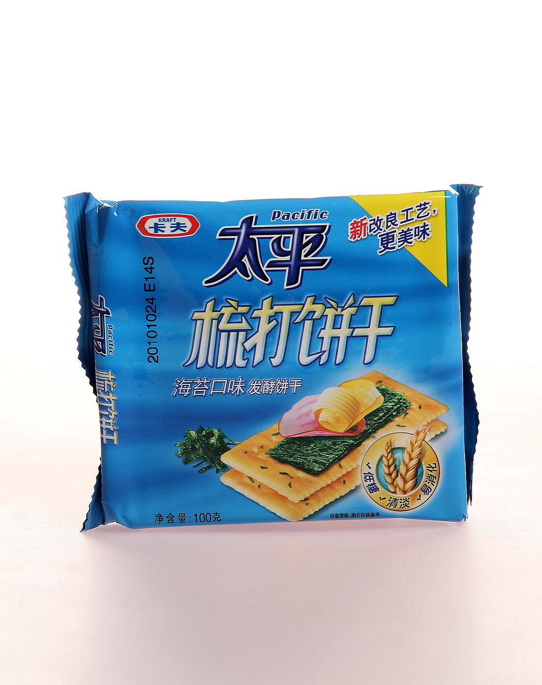 零食天地太平 梳打饼干(海苔味) 100g