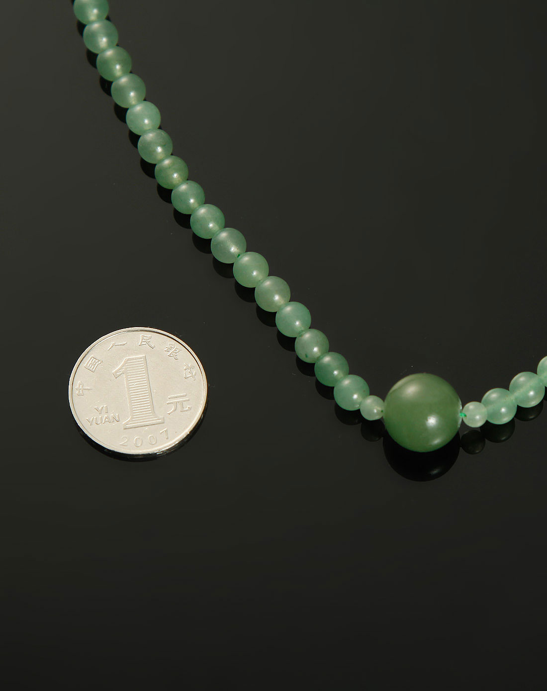 饰品库存专场kmonado 绿色玉石吊坠项链