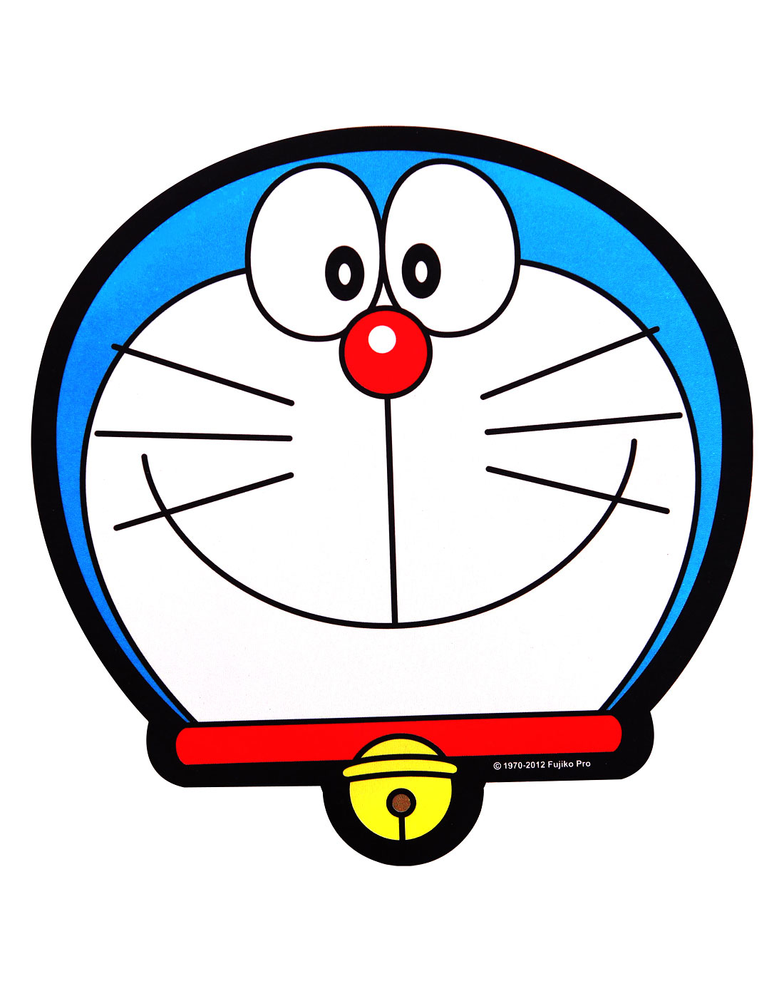 哆啦a梦doraemon电脑配件专场-白/蓝/红色可爱微笑经典布面鼠标垫