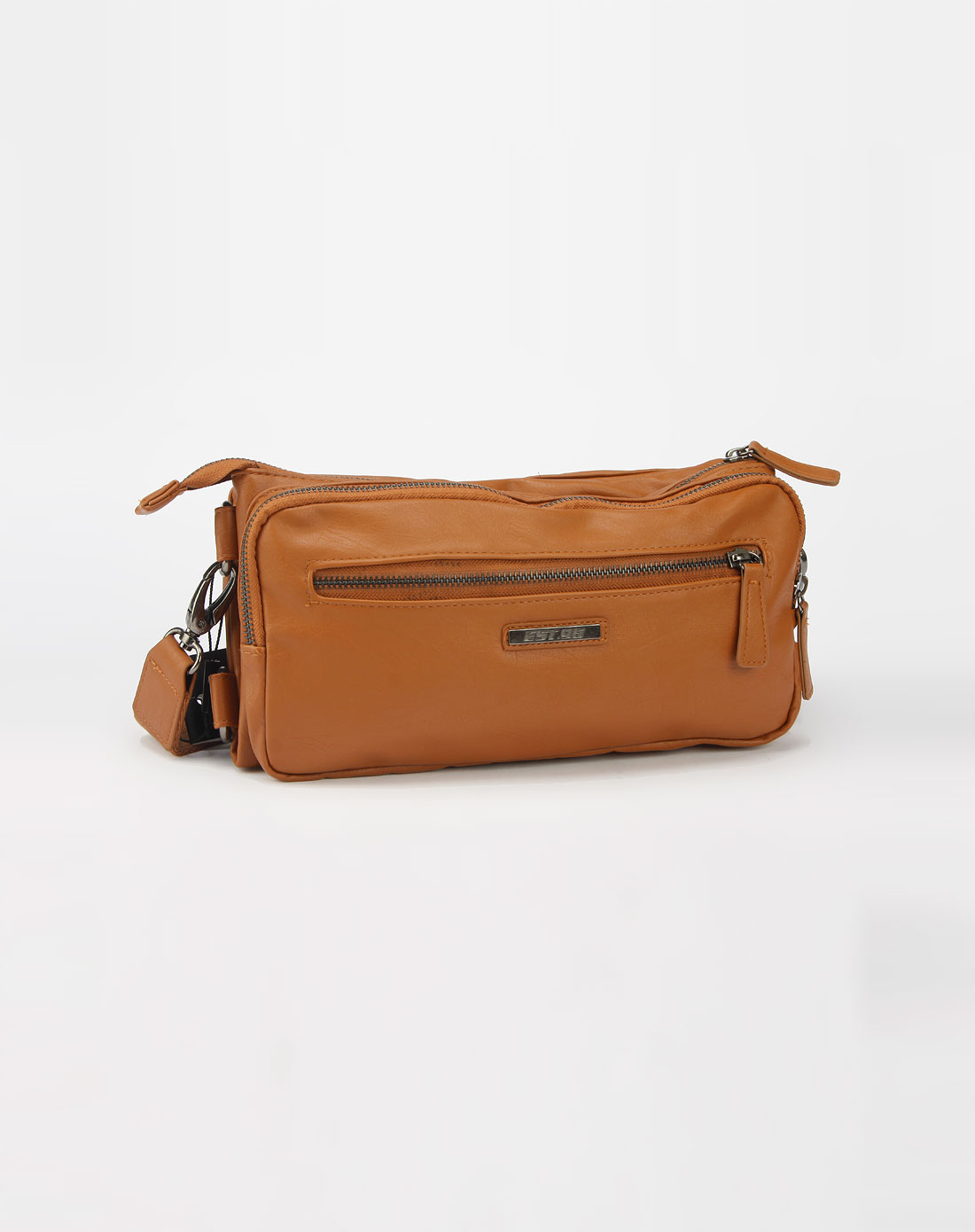 美特斯邦威-男装专场棕色时尚小斜挎包