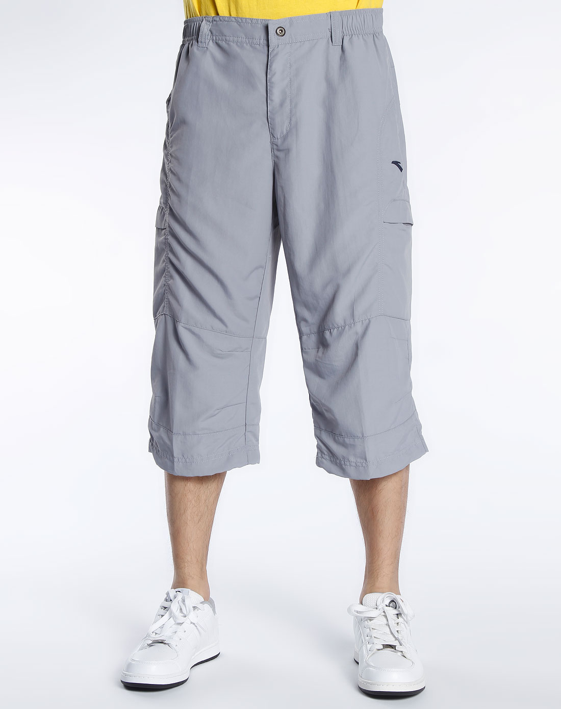 男款 中灰色七分裤