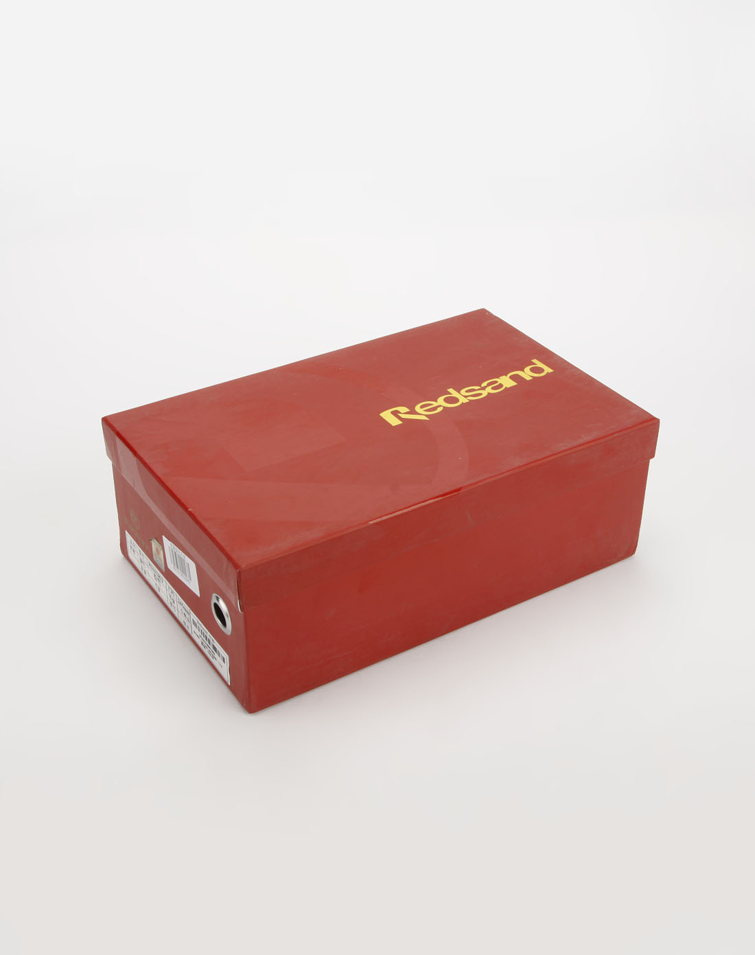 黑色休闲系带尖头牛皮皮鞋_意大利红砂redsand官网特价1.7-3.