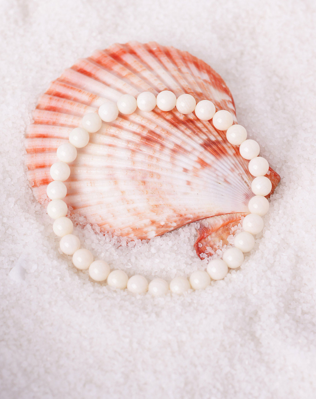 marspirit饰品专场白珊瑚手链(6mm)