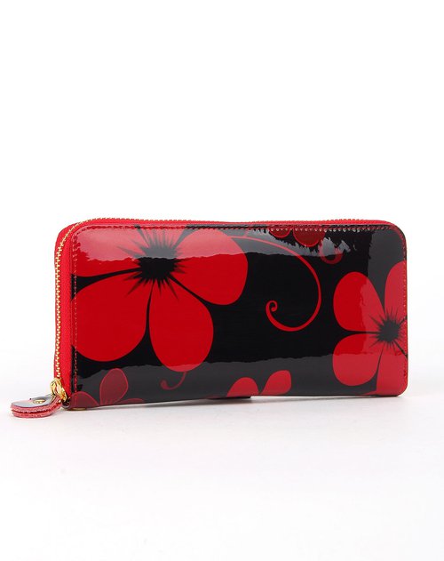 杰克爱仕jakeass女包专场女款大红五叶花单拉包