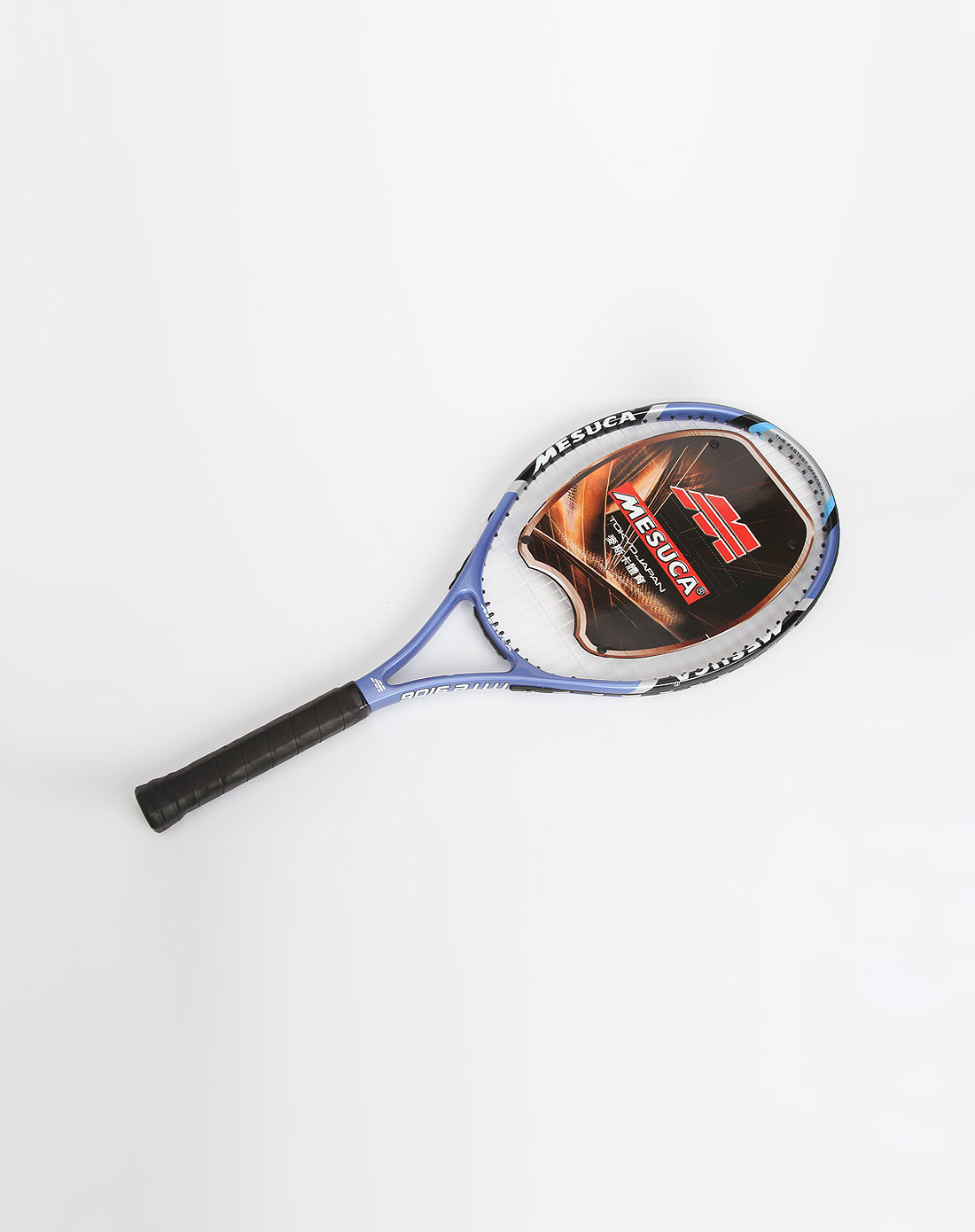 麦斯卡mesuca女装专场中性黑/紫蓝色铝碳一体网球拍