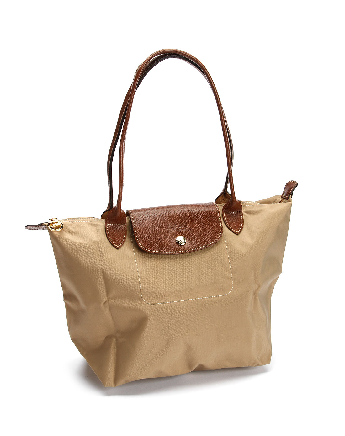 珑骧longchamp卡其色时尚购物袋