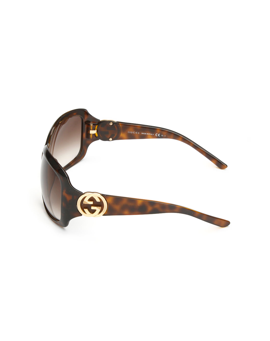 太阳眼镜专场gucci 啡色玫瑰金logo太阳眼镜