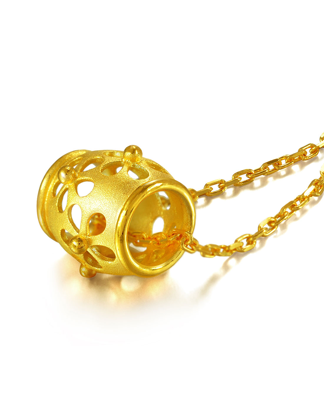 周生生珠宝专场周生生 足金幸运珠蜜糖罐吊坠 2.75克