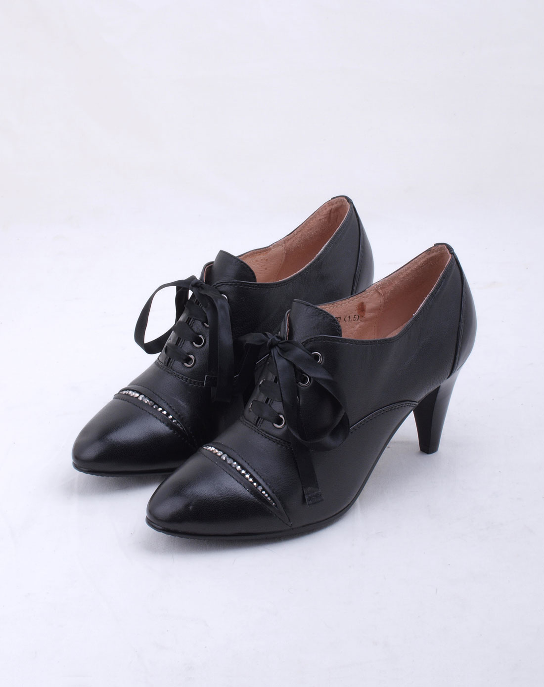 沙驰satchi女鞋专场-女款黑时尚百搭正装单鞋