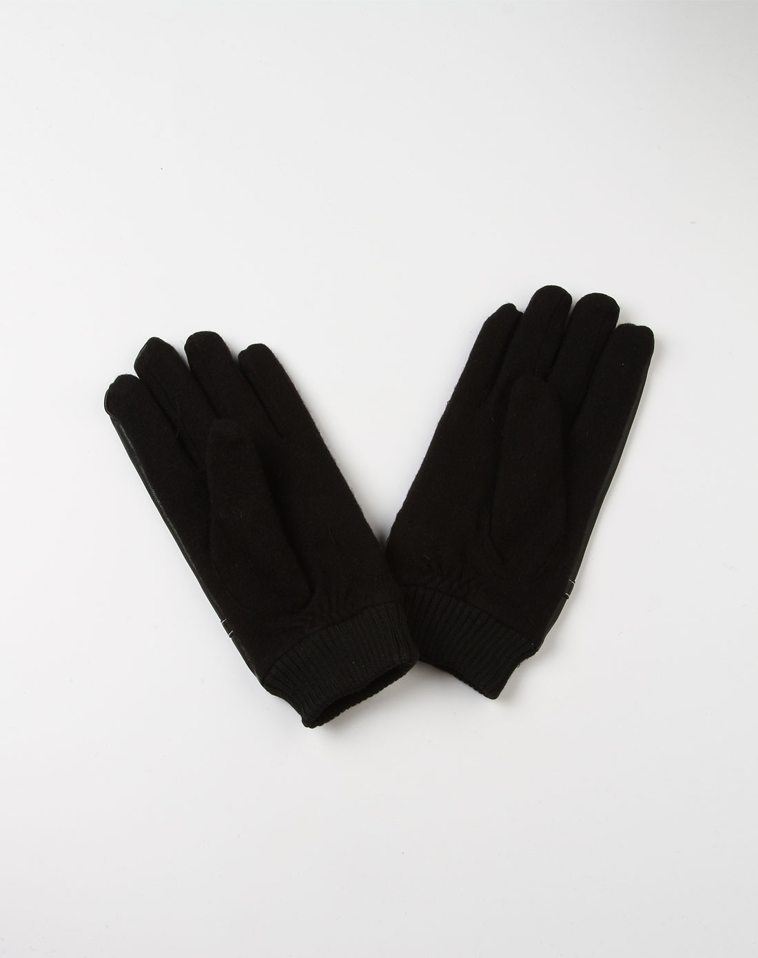 [ 虹蝶 ] 男款黑色简约时尚手套