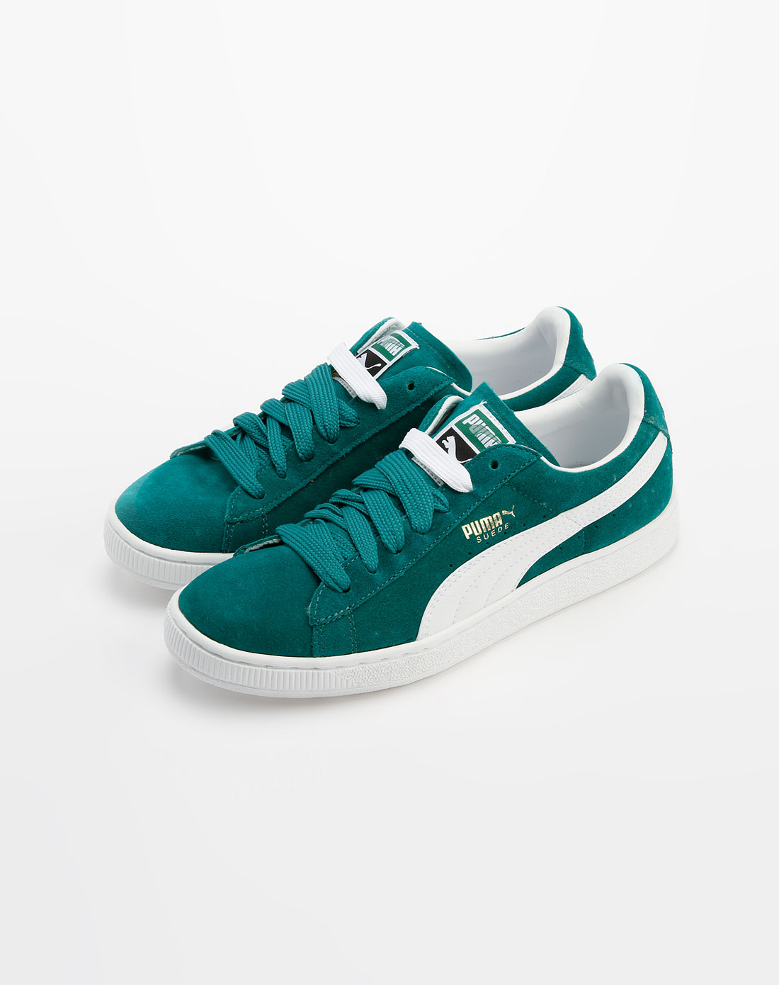 彪马puma-男装专场深绿/白色烫logo运动鞋