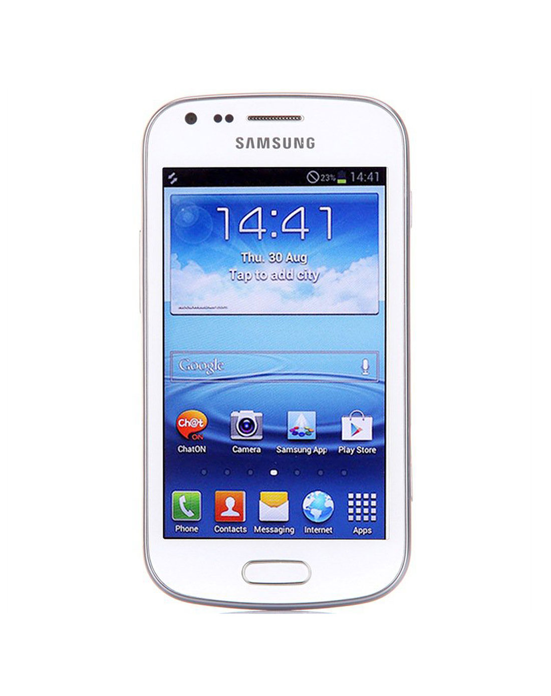 三星samsung手機專場-galaxy trend s7562-白色4英寸炫目大屏wcdma