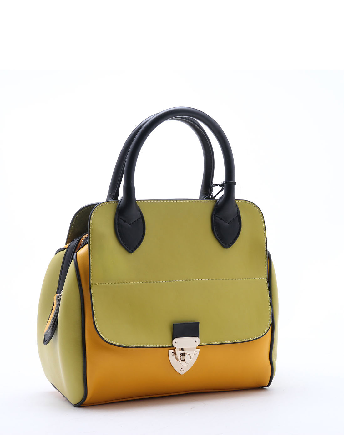 黑桃皇后queen spade女包专场-休闲女式黄/浅绿牛皮包