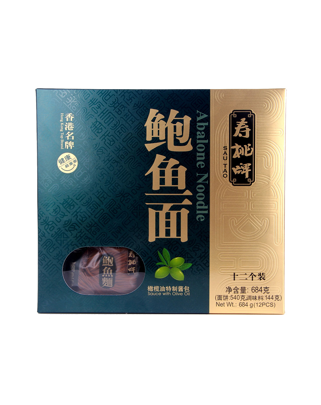 新顺福系列-寿桃牌鲍鱼面礼盒684g