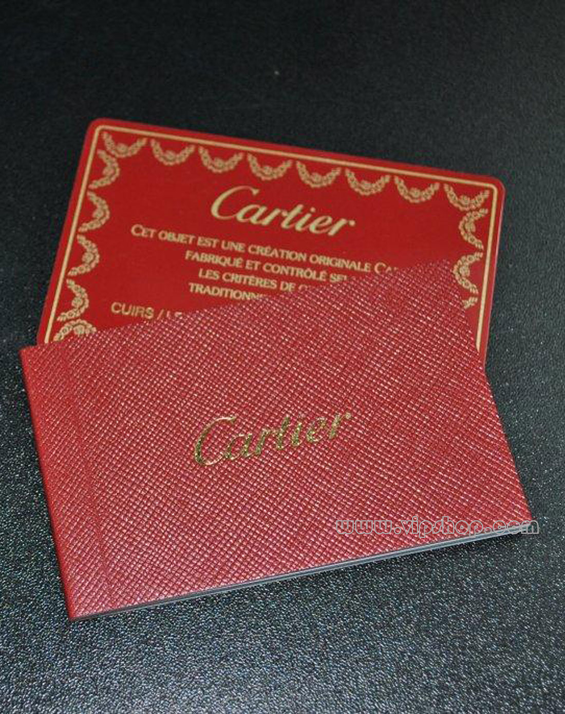 pasha系列男款隽雅双c标志牛皮名片夹黑色