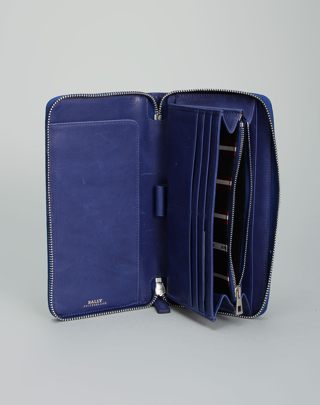 奢华皮具专场bally 中性bally成立160周年纪念款尊贵长款小牛皮钱包