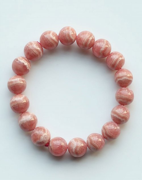 royal gem贵重饰品专场高品质天然巴西红纹石11mm手串(权威证书)