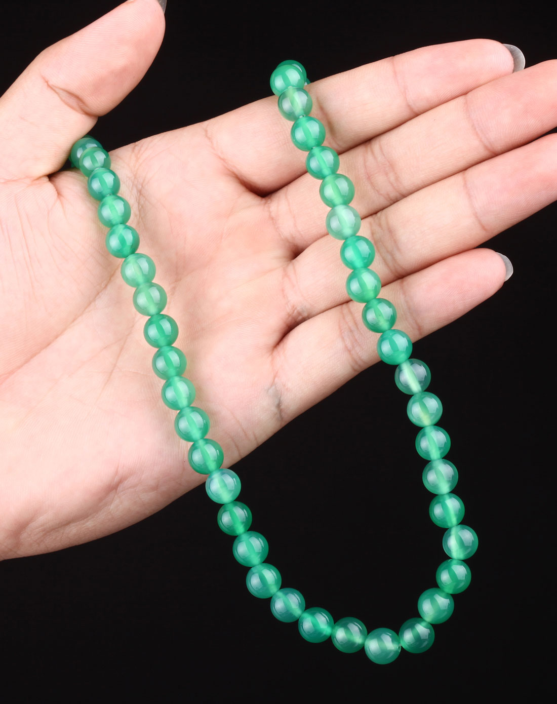 天然绿玛瑙项链