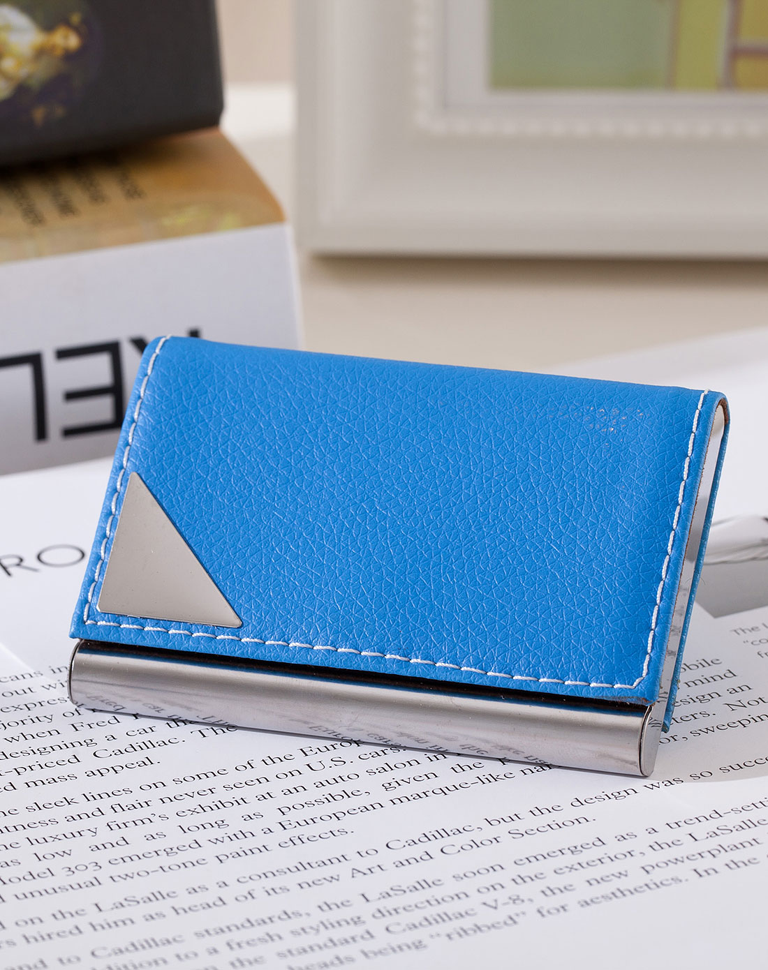 皮革金属不锈钢名片夹