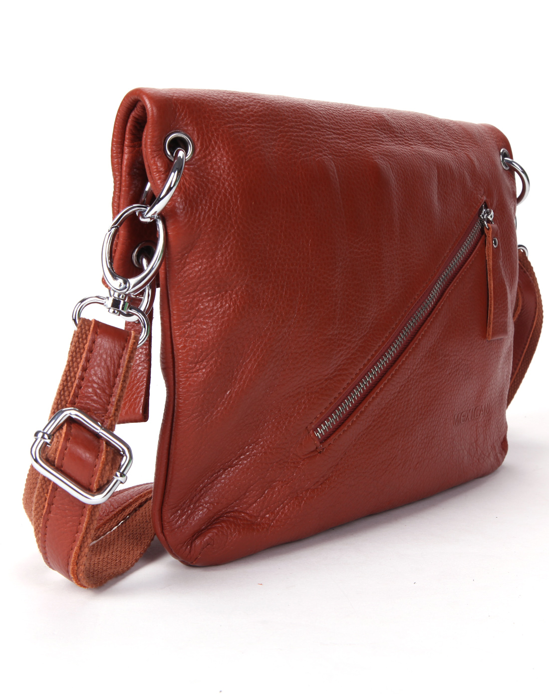 女款土黄色时尚斜挎包