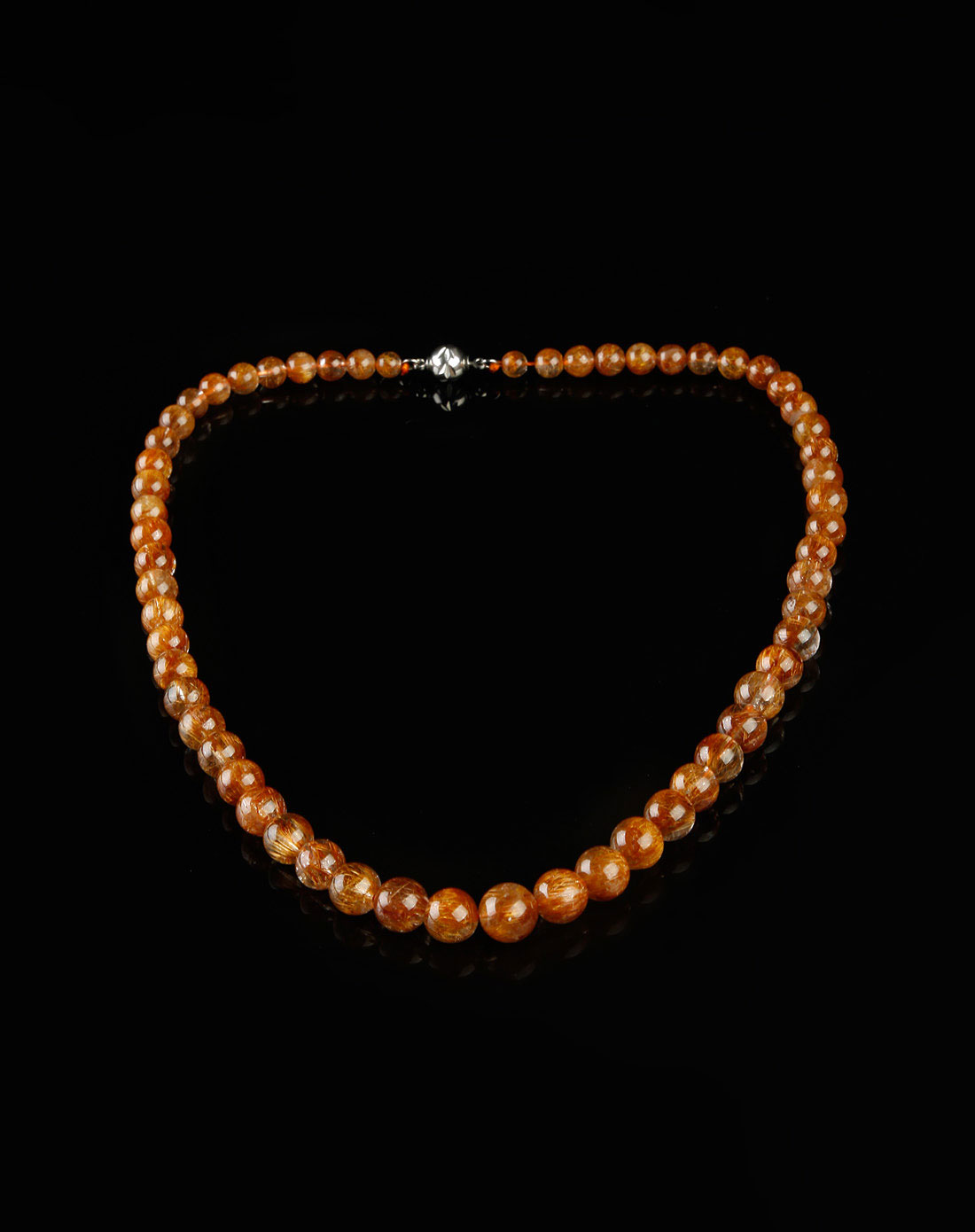 博金珠宝贵重专场茶色极品水晶项链