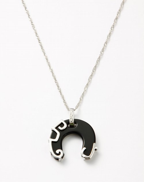 瑞红福红系列 黑色龙马精神吊坠