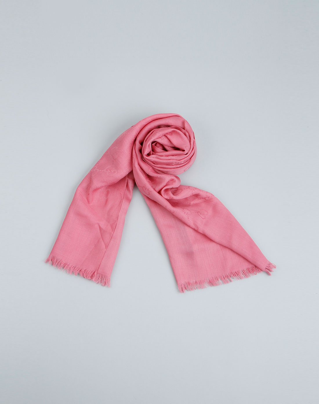 gucci女款粉红色休闲围巾