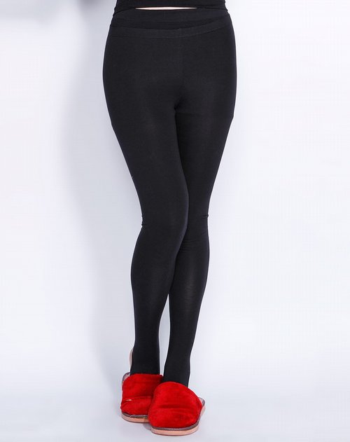 爱帝女士专场黑色踩脚打底裤