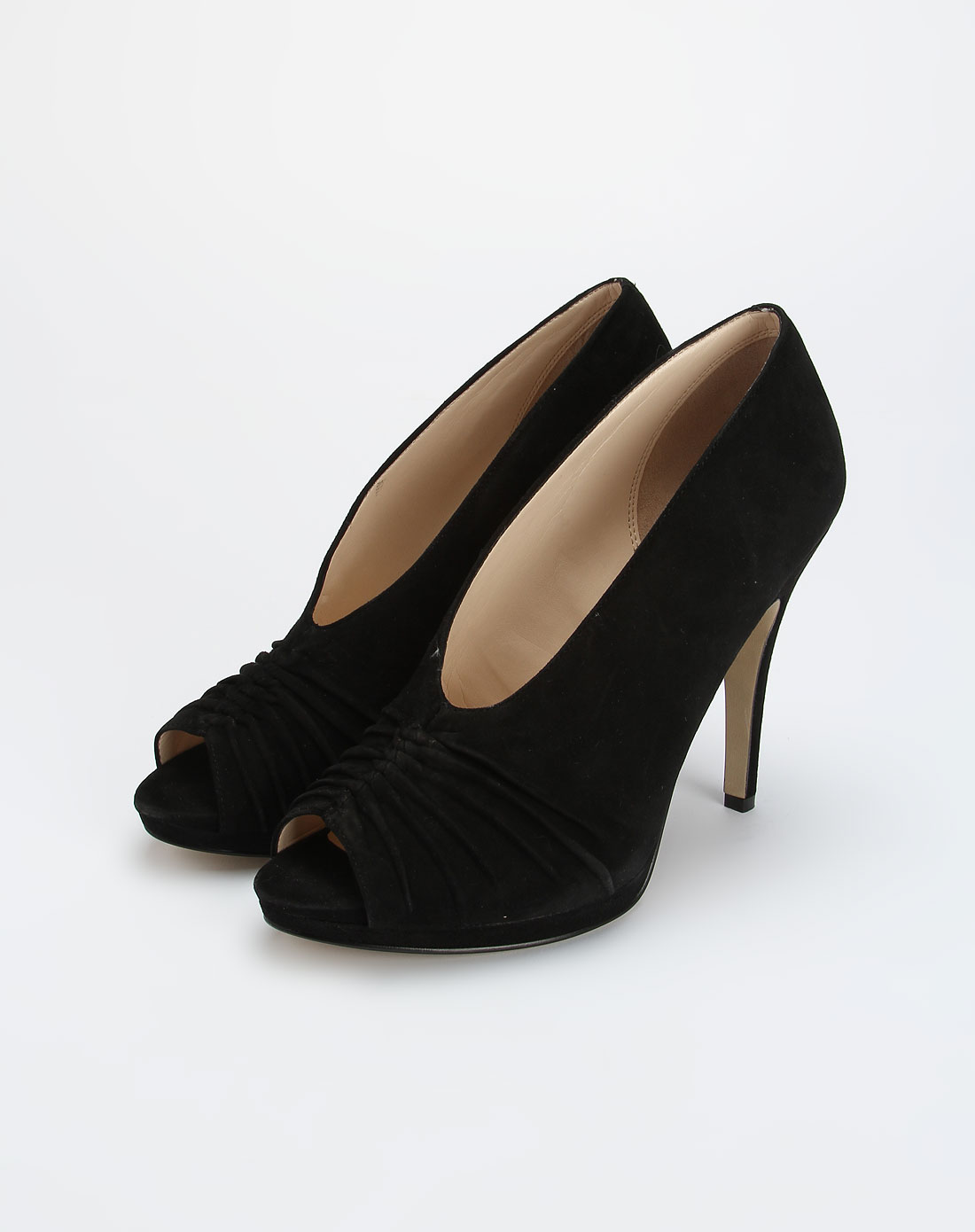 玖熙nine west鞋子专场玖熙nine west 女款黑色时尚鱼嘴高跟皮鞋